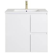 Jane Express 750mm Polar White Single Vanity with Basin